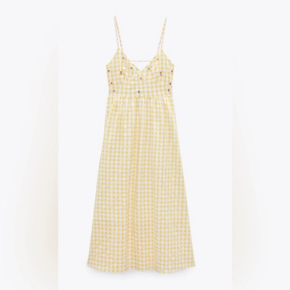 GINGHAM DRESS - Picture 2 of 6